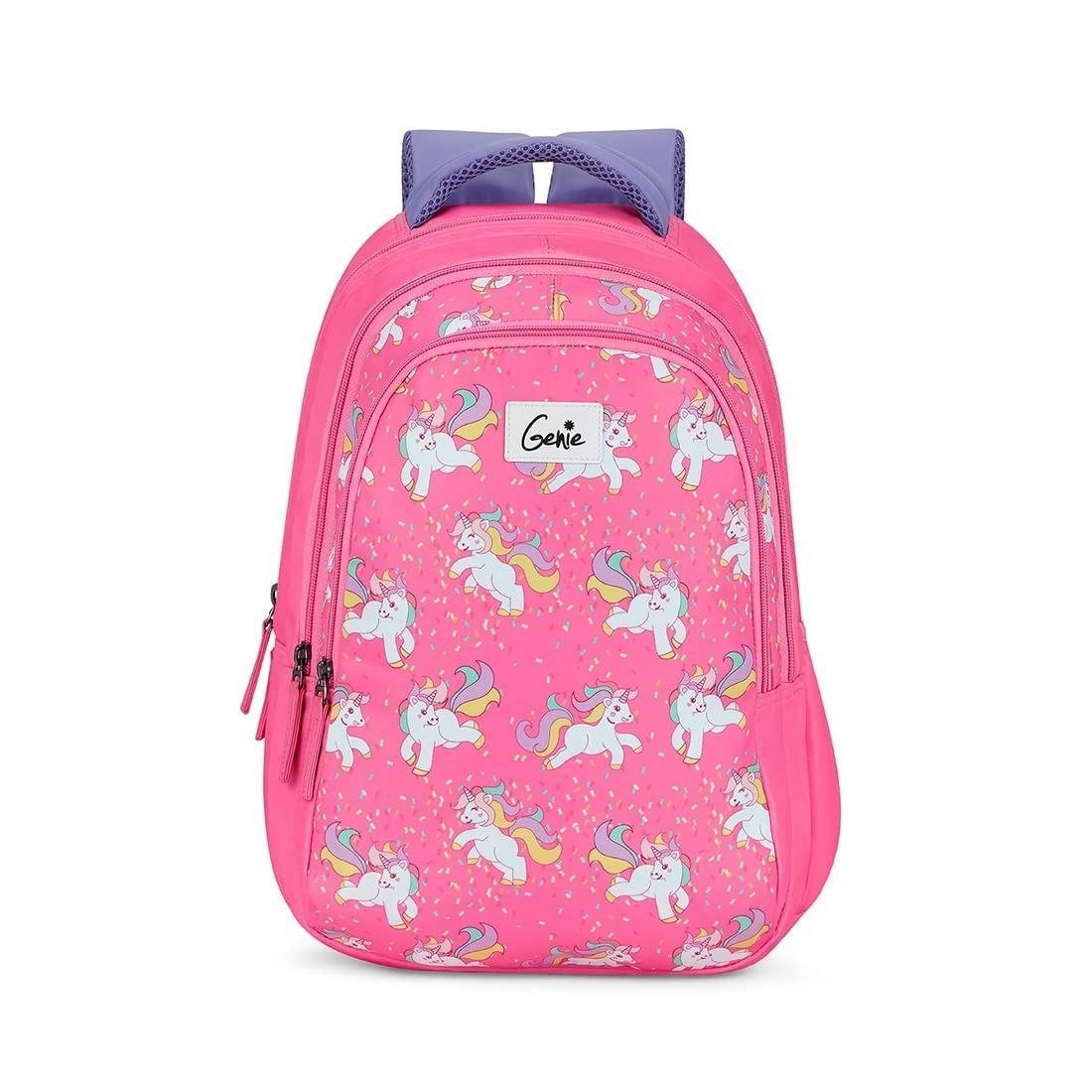 Genie Unicorn School Backpack For Girls 17 In-27 Ltr 519