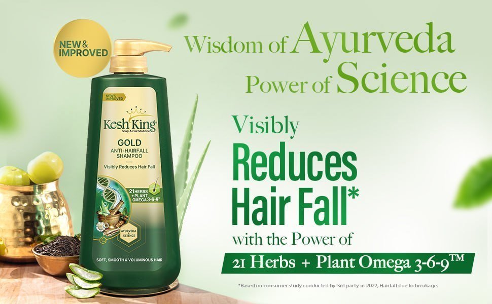 Kesh King Gold Anti Hairfall Shampoo 600ml 217