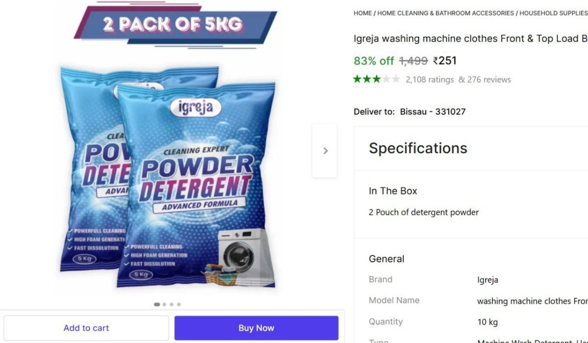 Kg Detergent Powder 251