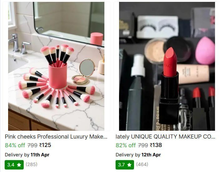 Makeup Kits From 125