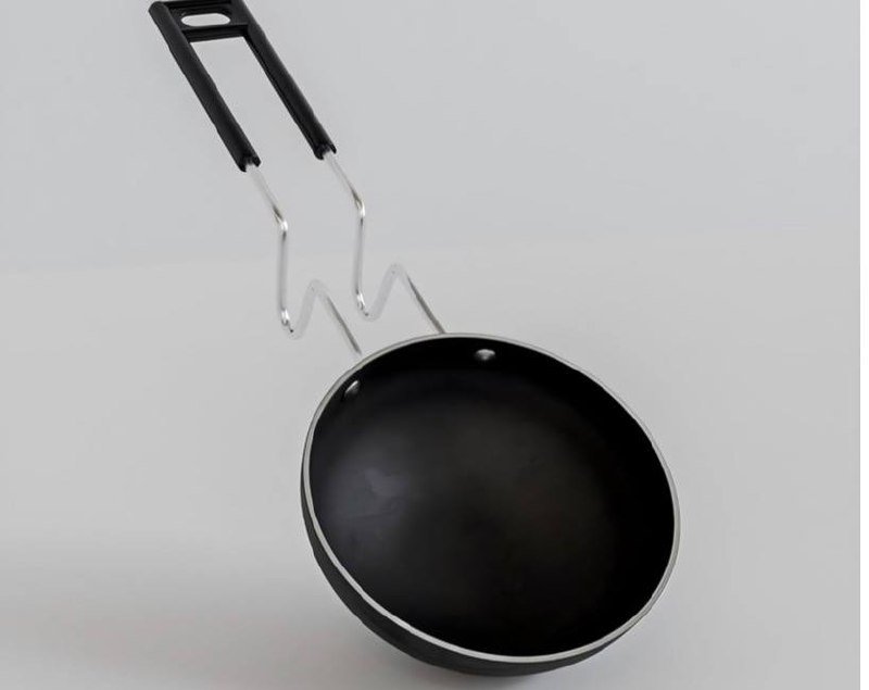Add2cart Pre-seasoned Tadka Pan Compatible With Gas 79