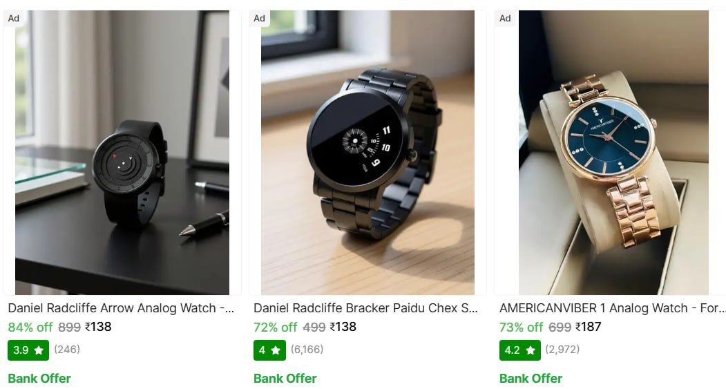 Shopsy Analog Watch Starting From 138