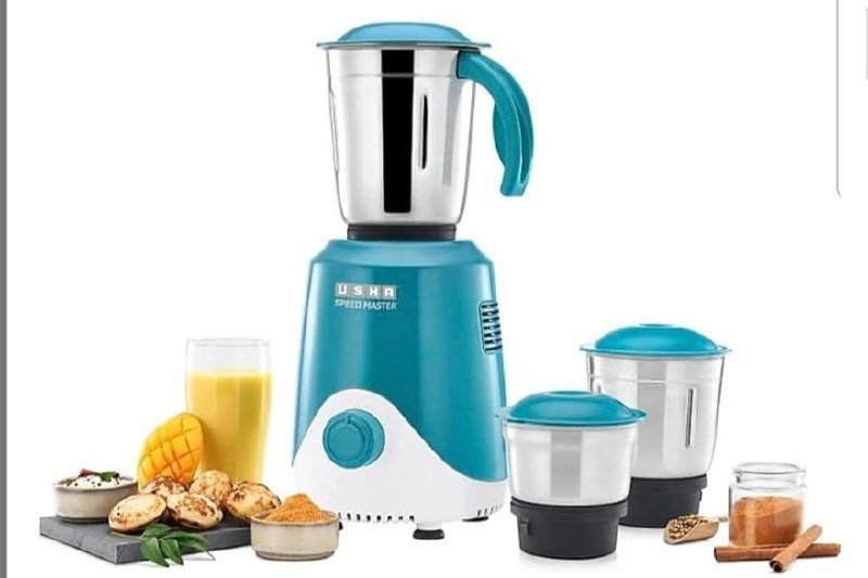 Usha Speed Master 500w With 3 Jars 100 Copper Motordeal 2699