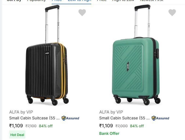 Alfa By Vip Suitcases From 1109