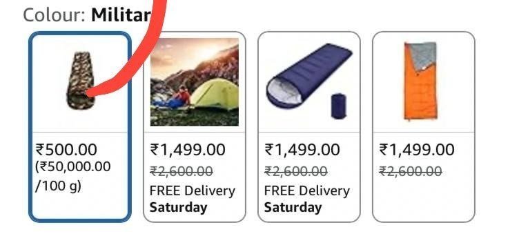 Sleeping Bag Reg 1499