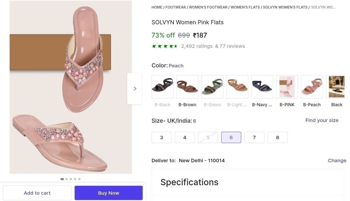 Women S Pink Flats At 187