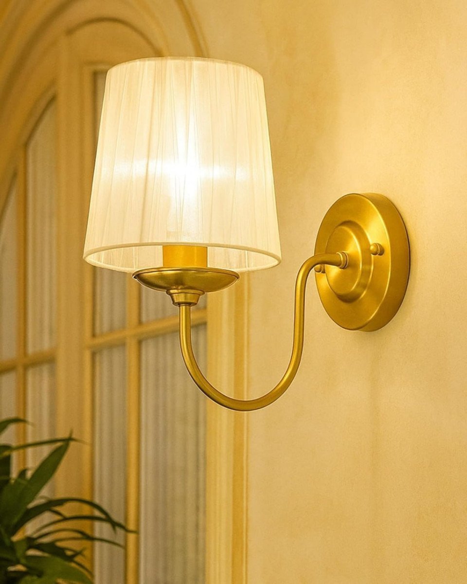 Homesake Antique Brass Wall Sconces Lighting Fixture (gold Set Of 1) 580app