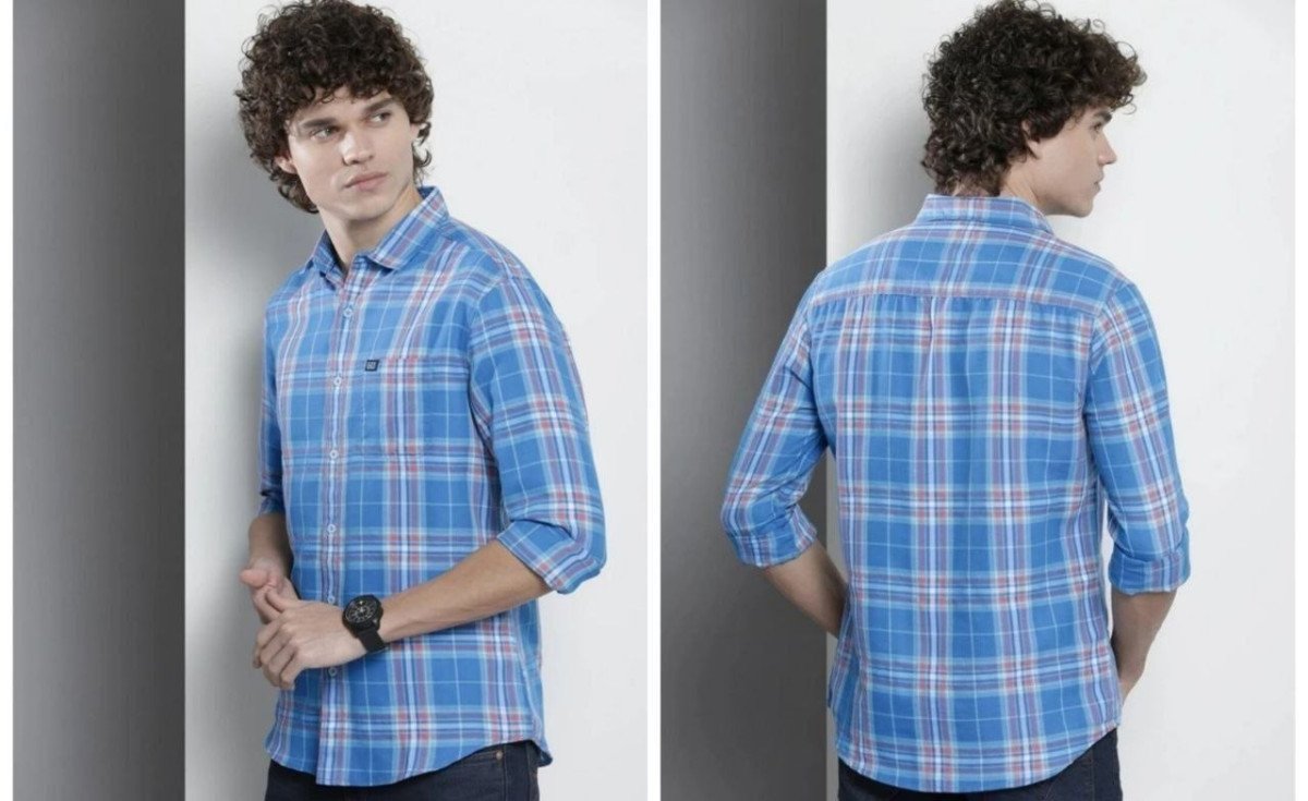 Loot Checked Casual Shirt With Lowest Shop Now