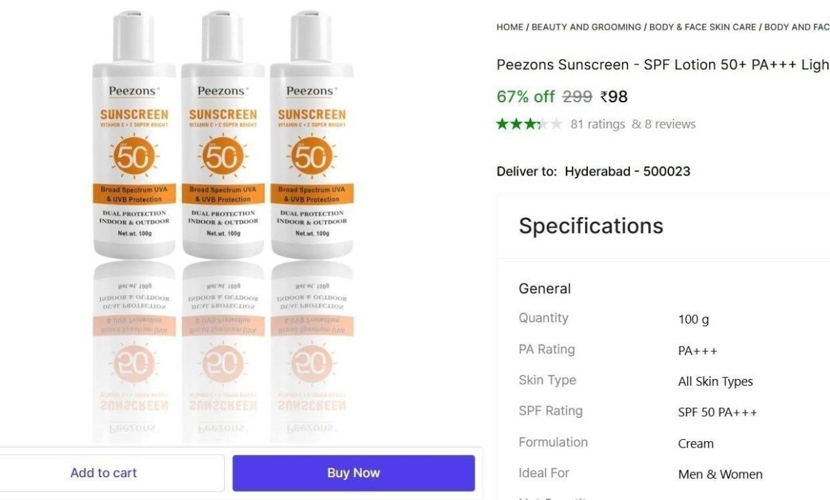 Pack 3 Sunscreen 98