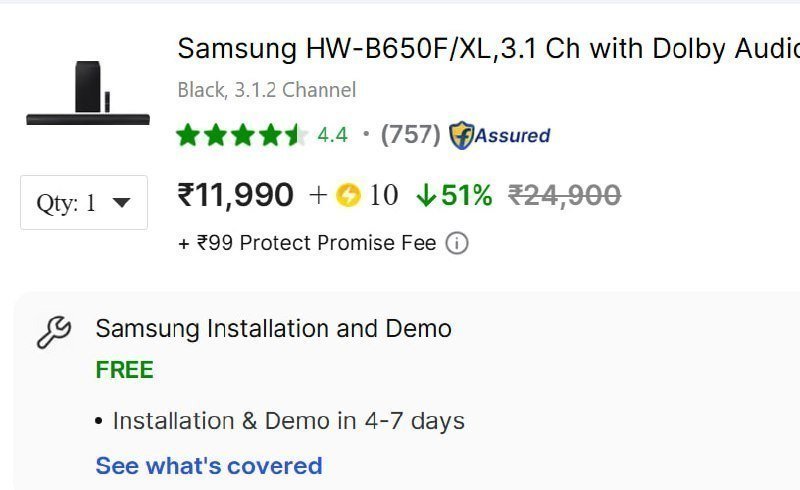 Samsung 370w Soundbar Subwoofer 11 990 Apply 2000 Coupon 2000 With 10 Super