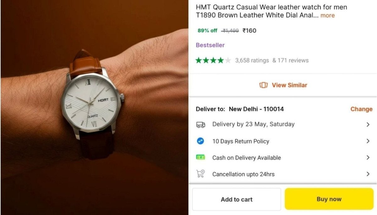 Classic Analog Watch At 160
