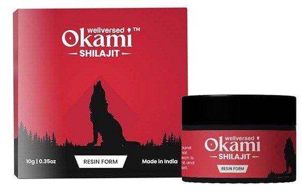 Amazon Lowest Ever Wellversed Okami Shilajit Resin (10g) 399 -regular 600