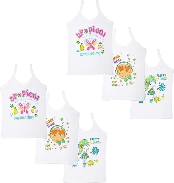 Dowin Girl S Cotton Slip (pack Of 6) 275