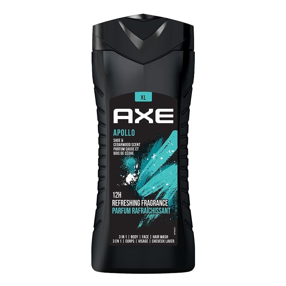 Axe Apollo 3 In 1 Body Face Hair Wash For Men 152