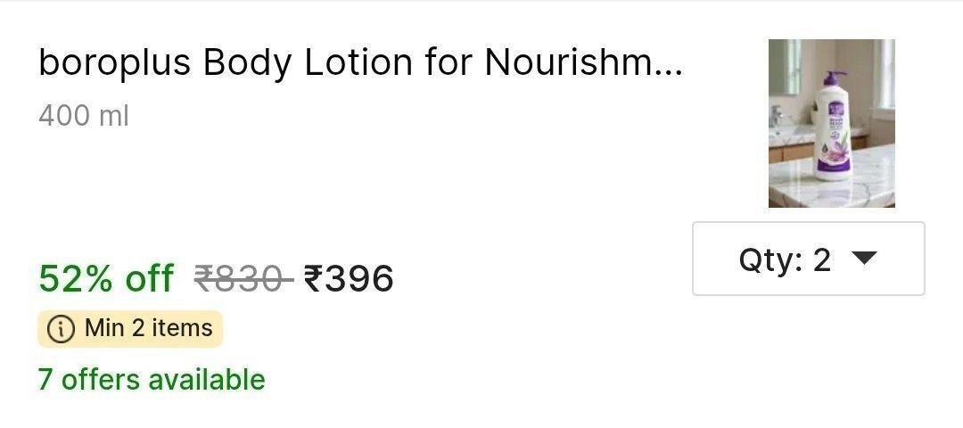 Boro Plus Body Lotion 198min Buy - 2