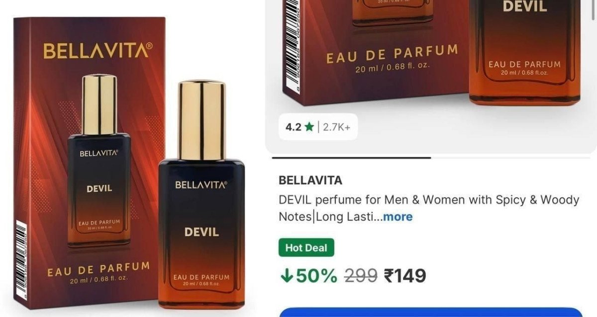 Loot Most Viral Bellavita Devil Perfume 149 Shop Now