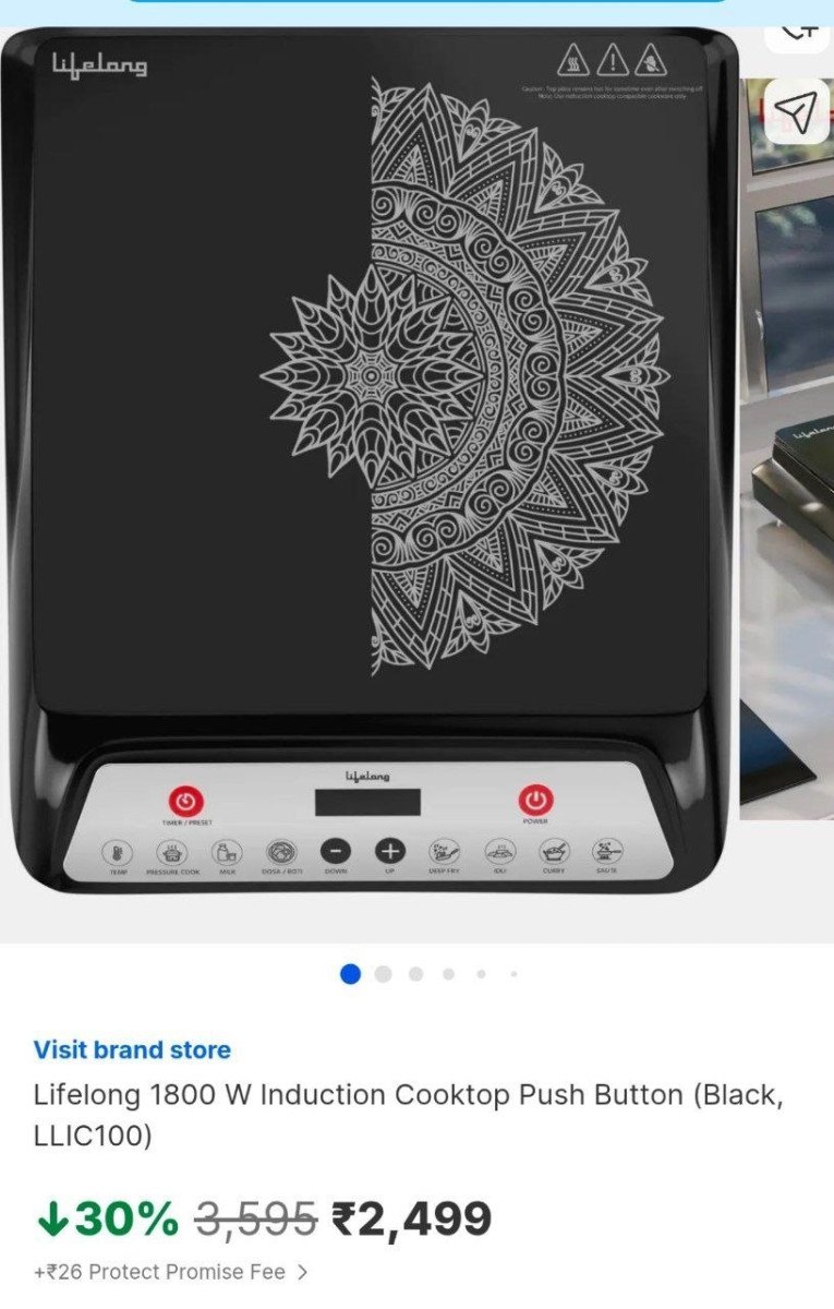 2499lifelong 1800w Induction 2499