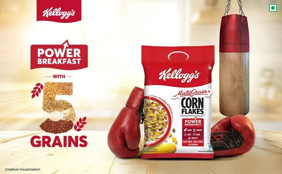 Kellogg S Multigrain Plus Corn Flakes 450g 139