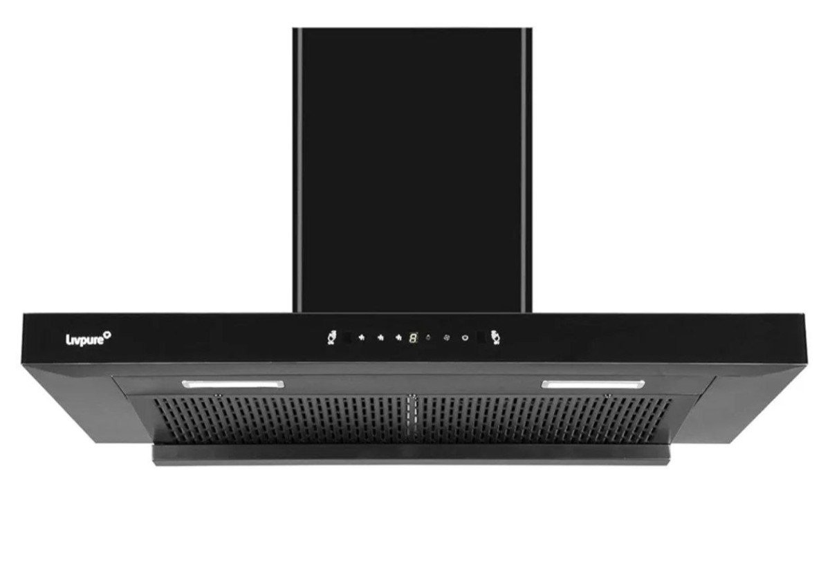Livpure Fenix 90 Cm T-shape Chimney 1400 M Hr 10399