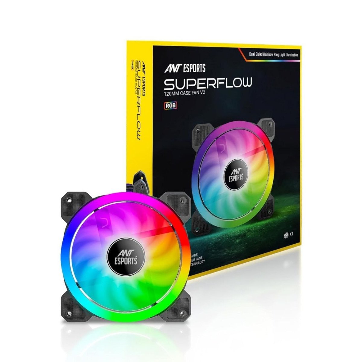Ant Esports Superflow 120 Argb V2 Rgb Sync Hydro Bearing 459