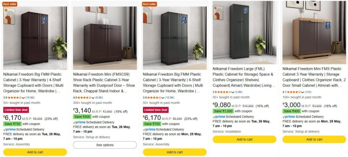 Apply Coupon On Cabinet
