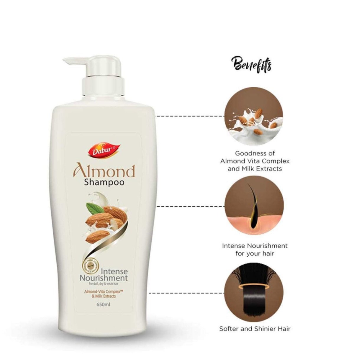 Dabur Almond Shampoo 650 Ml 202 Apply 3 Coupon