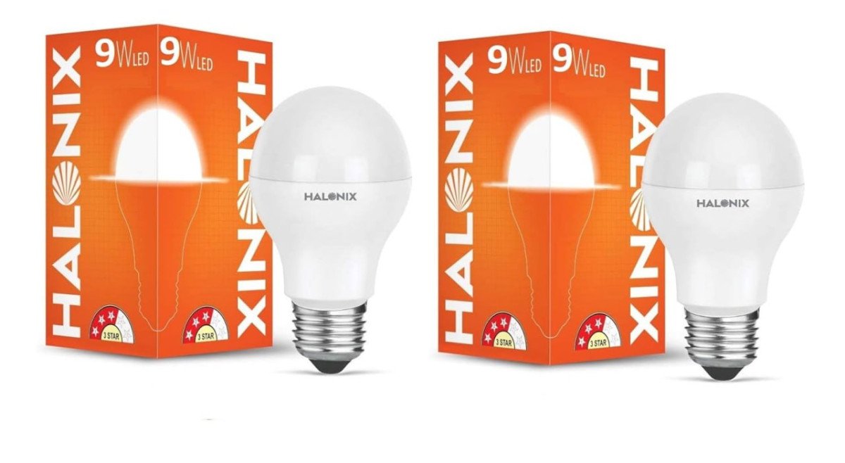 Halonix Astron Plus Base E27 9-watt Led Bulb (pack Of 2 Cool White) 103