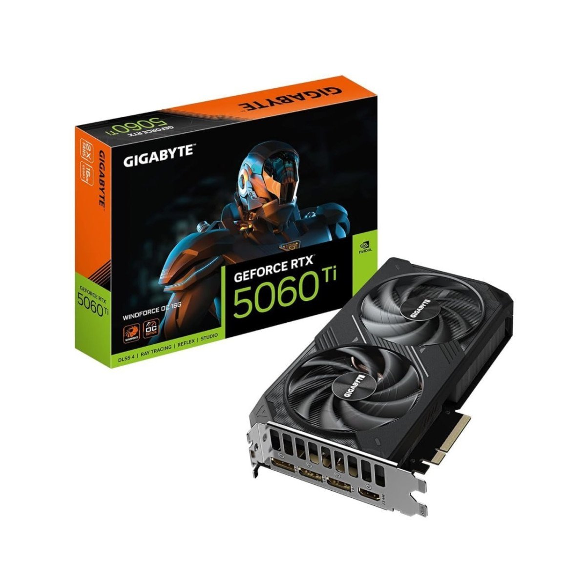 Gigabyte Gv-n506twf2oc-16gd Geforce Rtx 5060 Ti Windforce 2x Oc 16gb Gddr6 