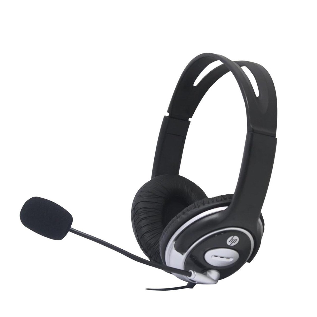 Hp Wired On Ear Headphones With Mic With 3 5 Mm Drivers 665