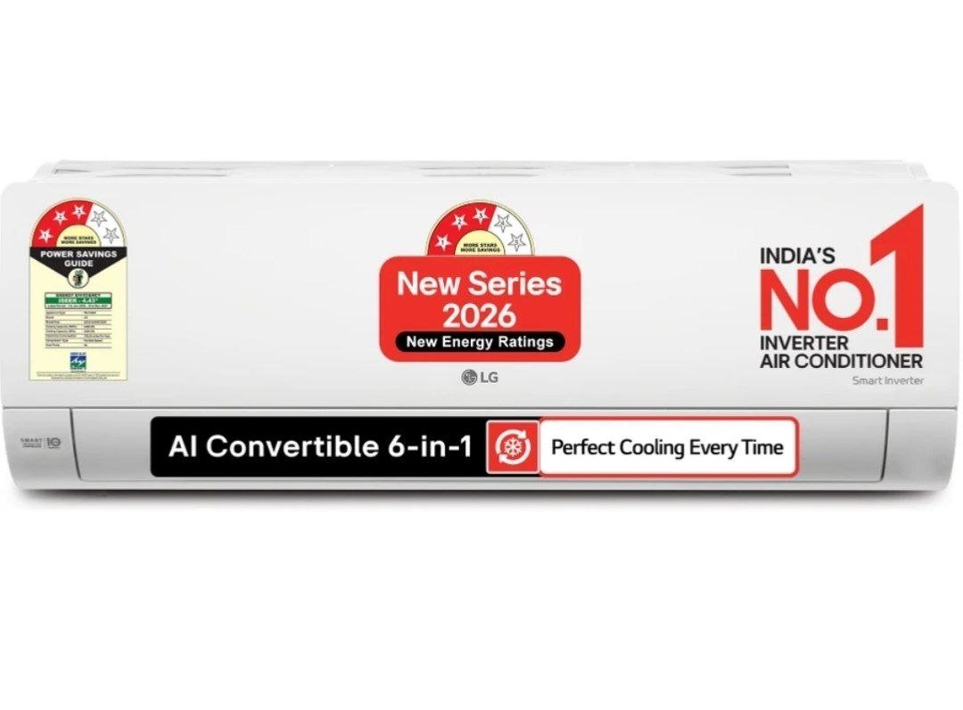 Lg 2026 Model 1 5 Tons 3 Star Split Smart Inverter Faster Cooling And Energ