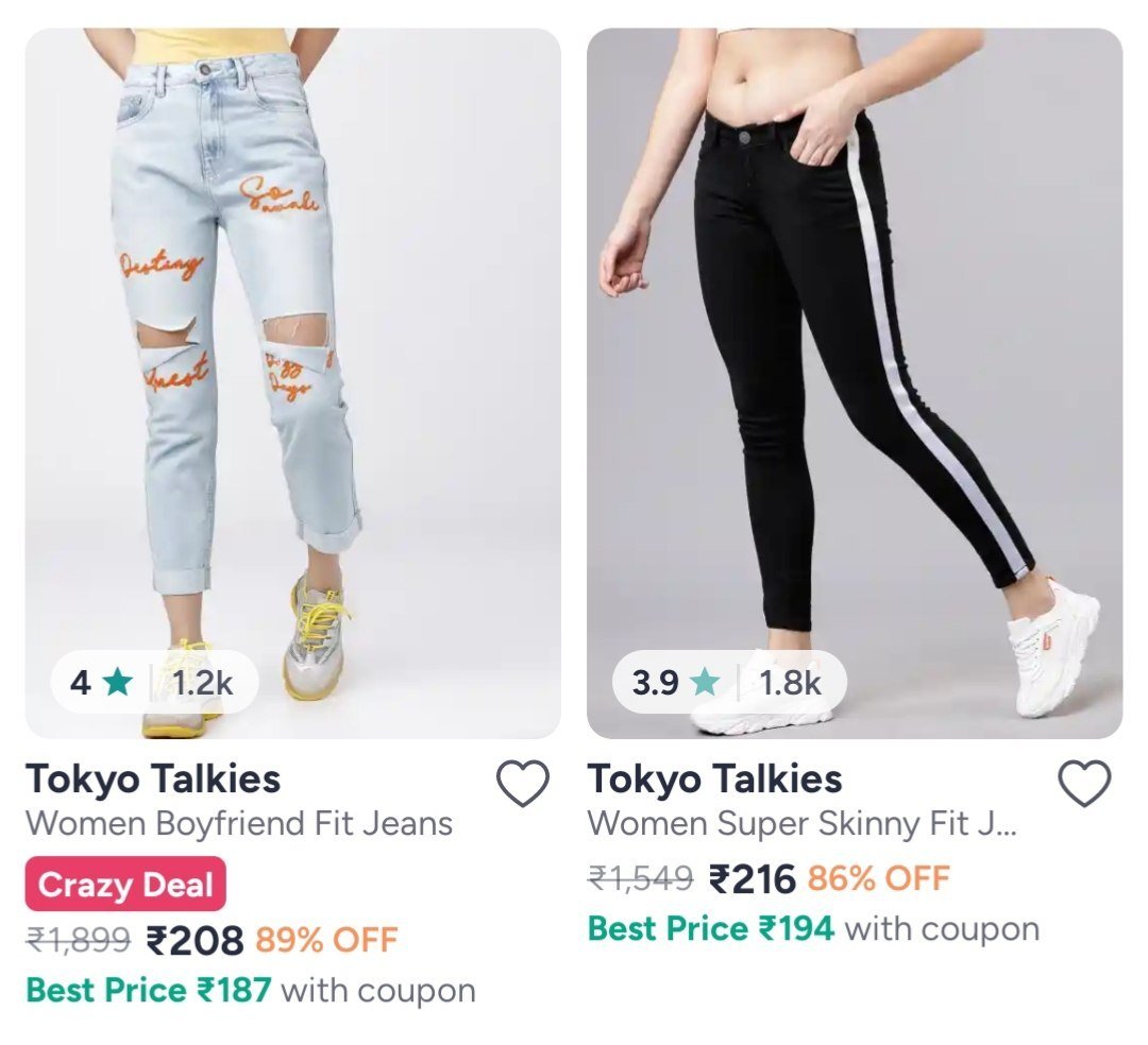 Myntra 80 On Jeans