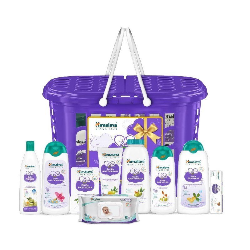 Himalaya Baby Gift Basket ( Pack Of 9 ) 733