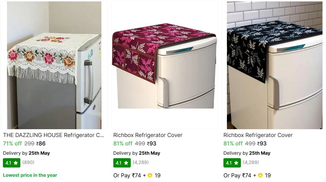 Shopsy Appliance Cover Starts 86