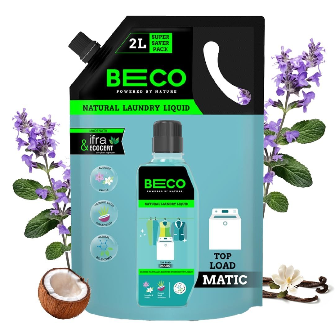 Beco Natural Liquid Detergent Top Load - 2l Refill Pack 239