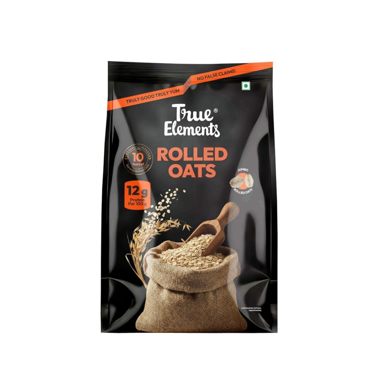 True Elements Rolled Oats 1 Kg - Breakfast Cereal 220