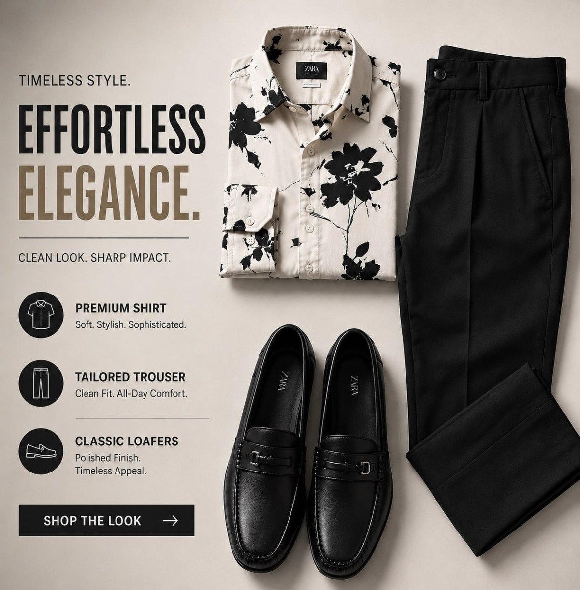 Partywear Stylish Outfit Shirt 277trouser 492loafers 248