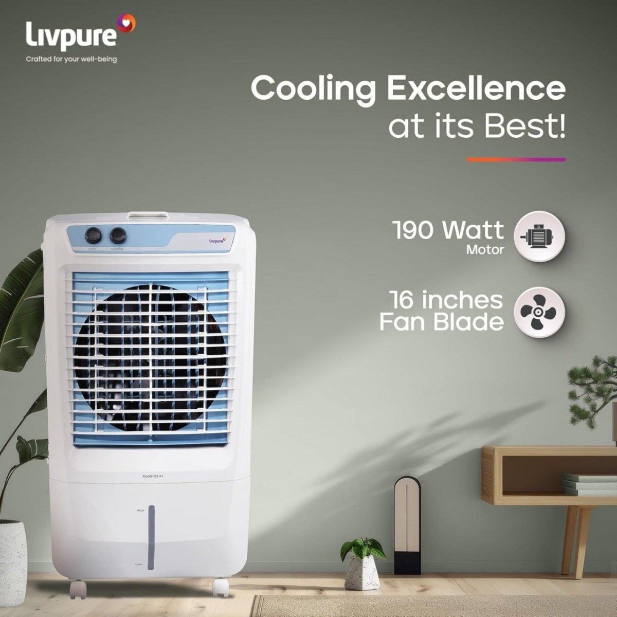 Livpure Bliss Desert Air Cooler- 65l 7699