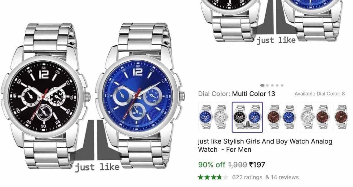 Loot Stylish Watch Pack Of 2 Link