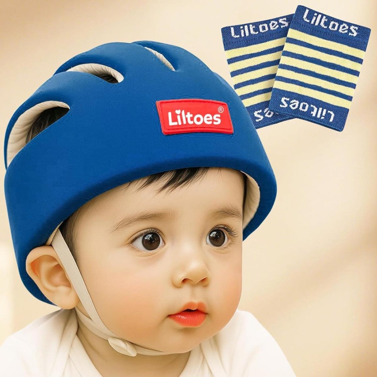 Liltoes Baby Head Protector For Safety Of Kids 6m To 60m- Baby Safety Helme