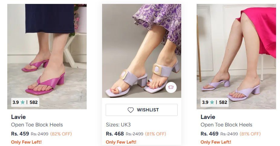 Myntra Deals 80 On Lavie Products Heels Backpacks Hand Bags Flipflops