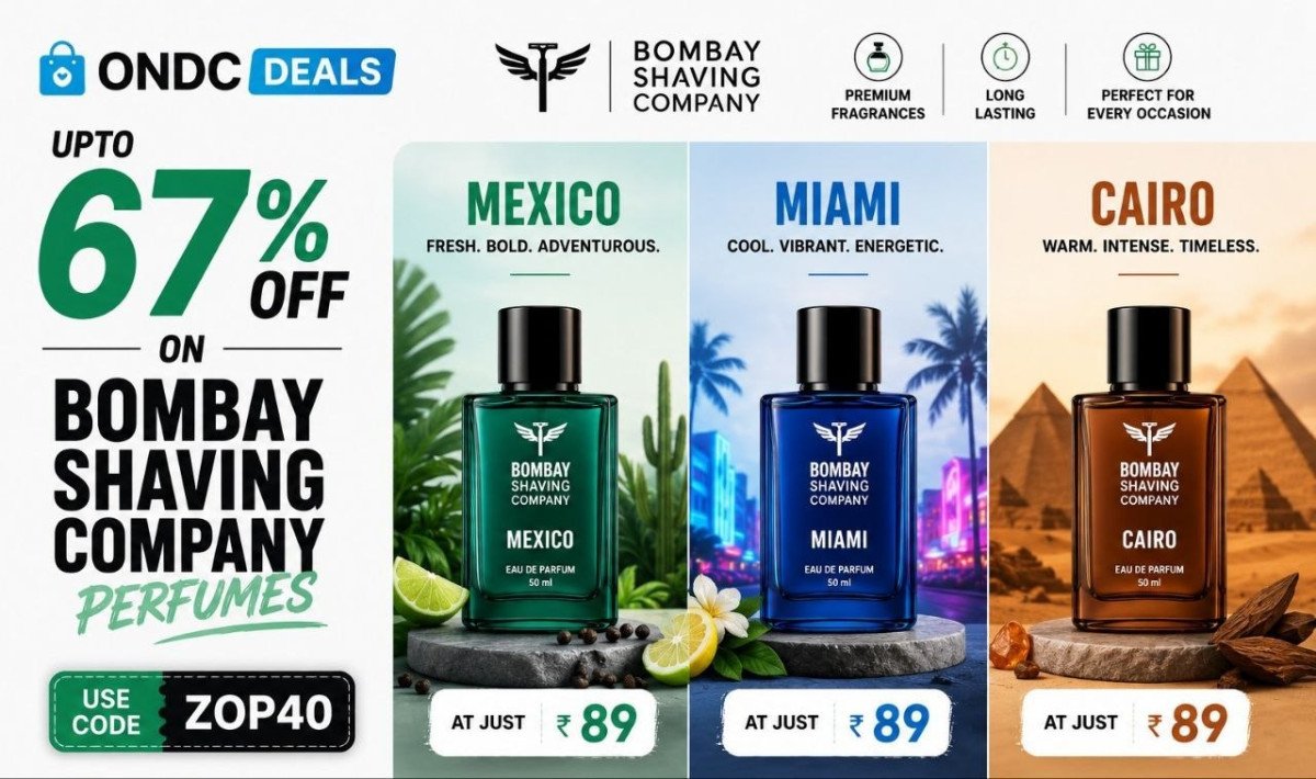 Ondc Deals 67 On Bombay Shaving Company Perfumes Use Code Zop40 Mexico At 8