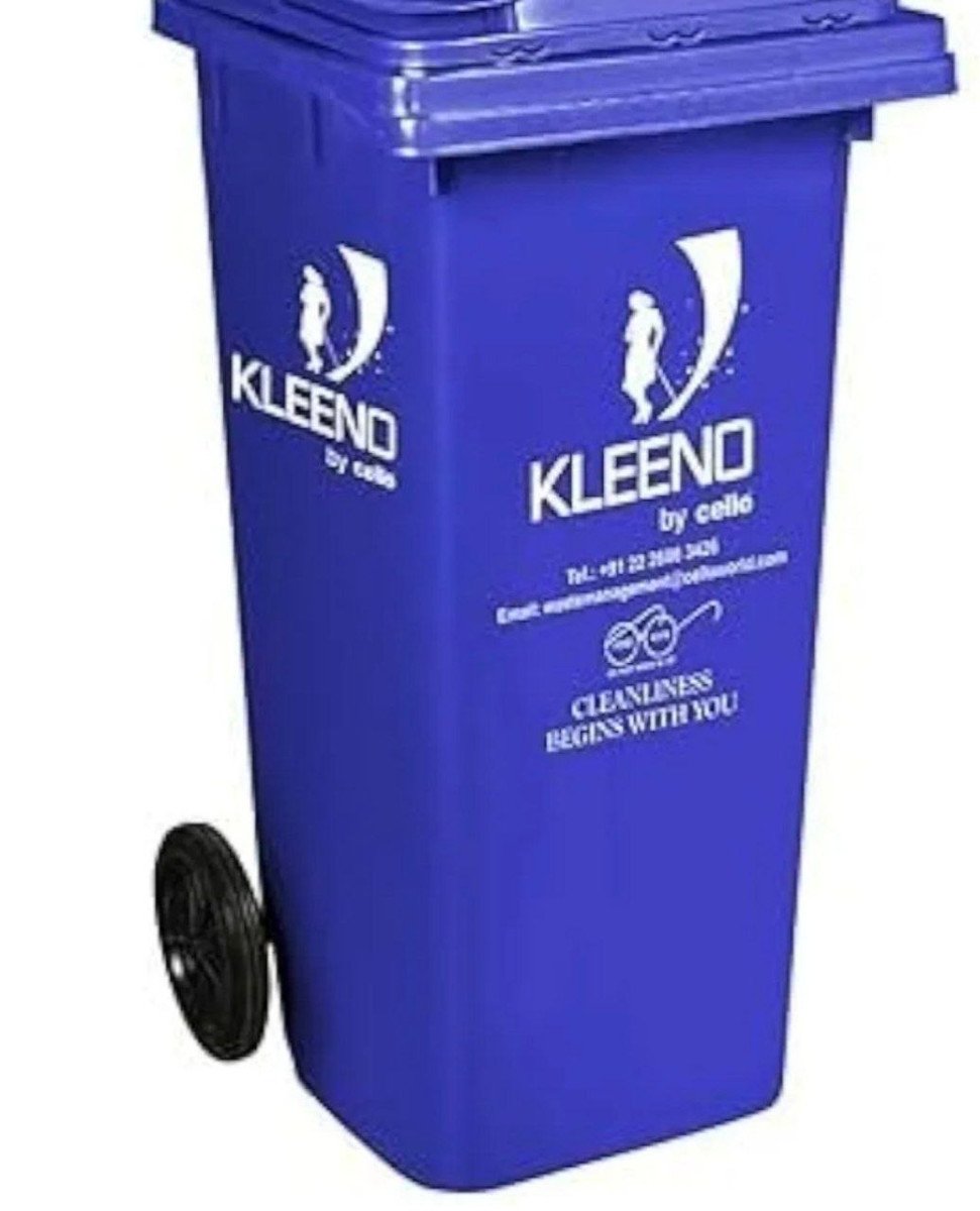 Cello Manual-lift Dustbin With Wheel 120 Ltr 1839