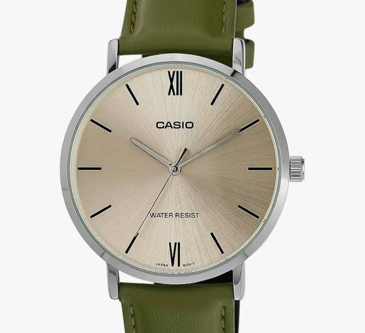 Casio Enticer Men Analog Green Dial Watch 1597