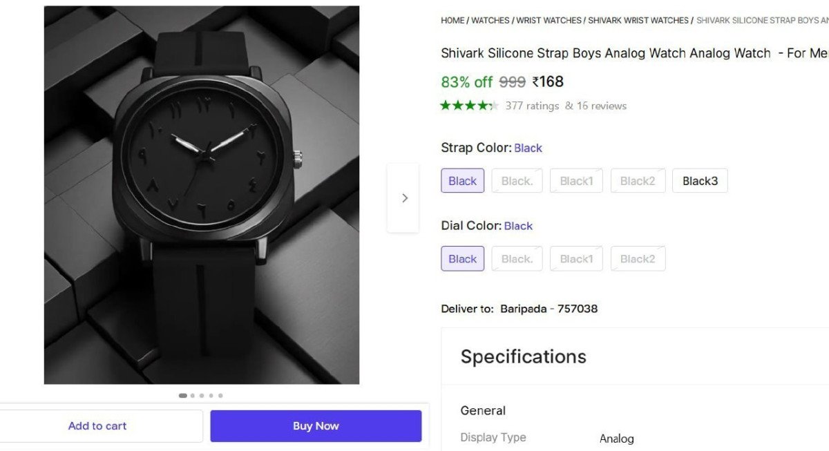 Analog Watch - For Men 168