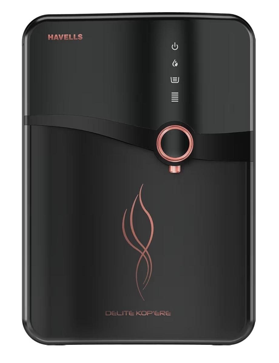 Havells Delite Kop Ere Water Purifier (black) Ro Uv Ph Balance 7 Stages 6 5