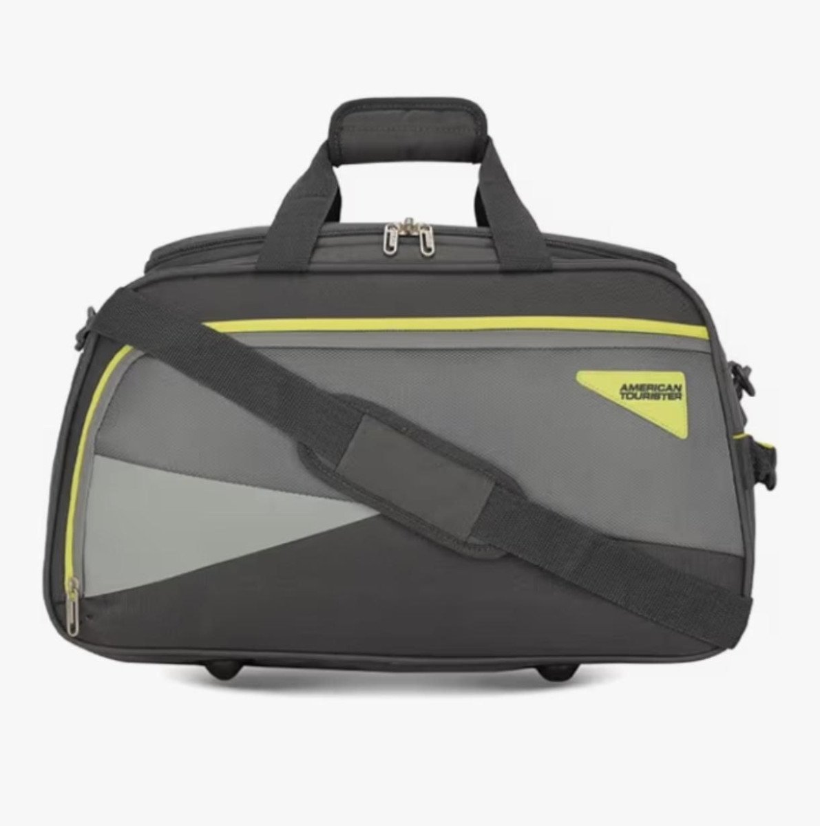 American Tourister Polyester Harp Duffle Bag 52 Cm Grey Duffel Bag 775