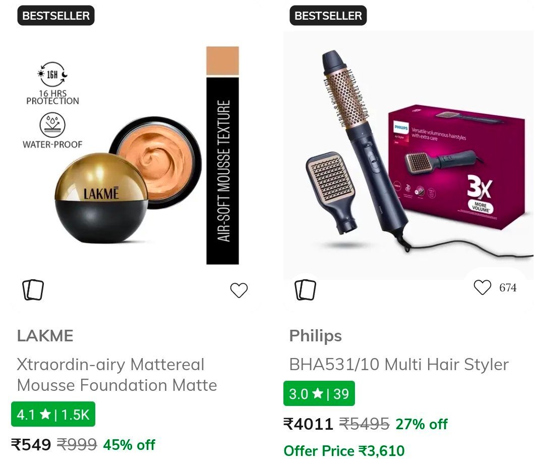 Ajio Branded Beauty Products Min 25 Percent