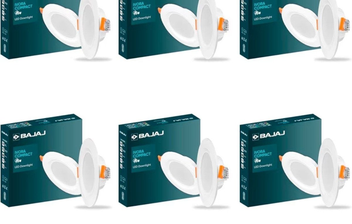 Bajaj Downlight 5w (pack Of 6) 499