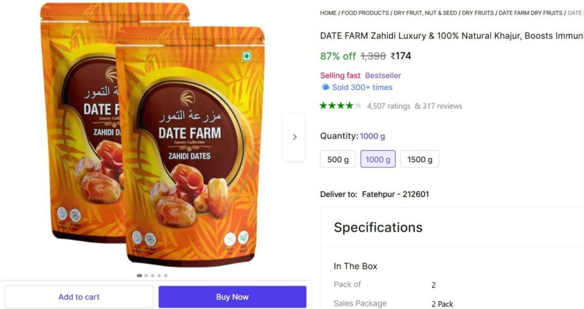 Premium Dates (1000g) 1741500g 234