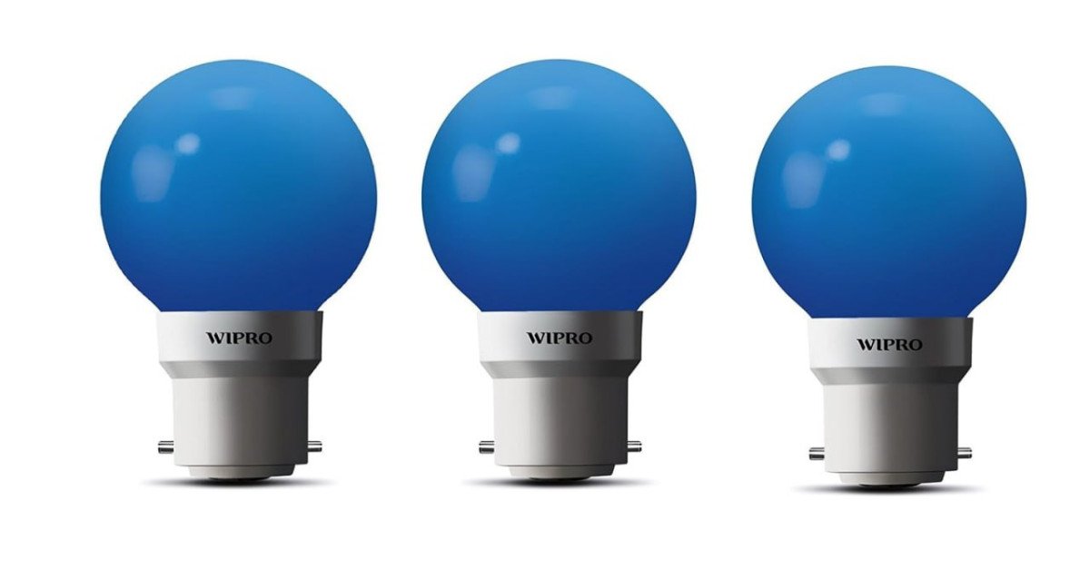 Wipro Safe Lights N10004 B22 0 5-watt Led Night Lamp (blue Pack Of 3) 114